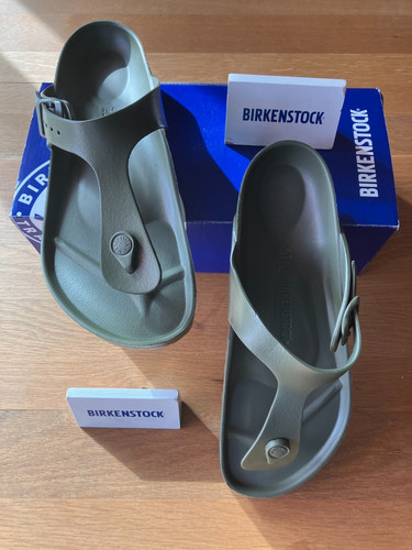 Birkenstock gizeh eva khaki - birkenstock,