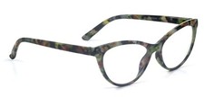 Retro Katzenauge Blume Design Lesebrille Damen 1960er Jahre Frühlingsscharniere DX101