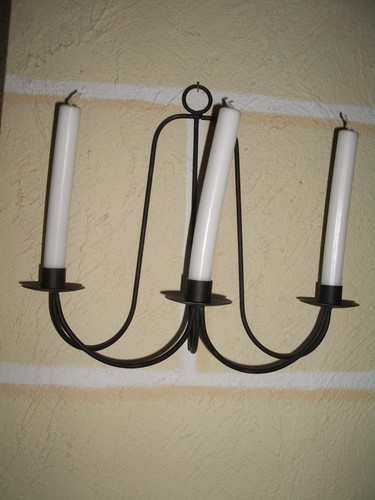 Wandkerzenhalter 3armig aus - 2,