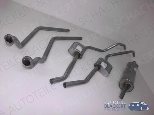 Auspuffset komplett für opel - auspuffset,