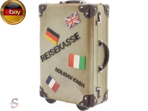 Spardose reisekoffer keramik - spardose,