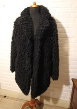 HAVANA Teddy Mantel Jacke Longjacke kuschelig weich 36 / 38 Herbst Winter