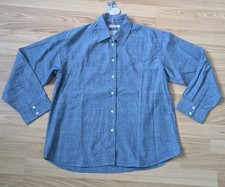 NEU Nudie Jeans,  Bluse Hemd Women Daisy Chambray Western Shirt Blue S