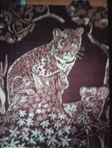 Wolldecke leopard 150x200cm - wolldecke,
