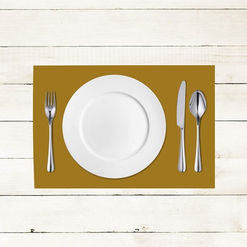 100x tischset gold aus - gold,