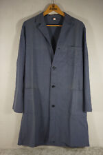70s Vintage Arbeitsjacke Mantel Jacke Arbeitsrock Baumwolle blue 60s 70s Gr. 52