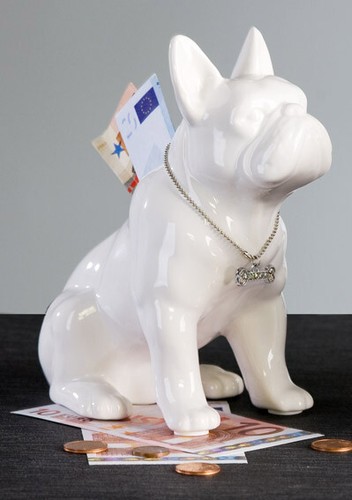 Spardose bulli sitzend - bulli,