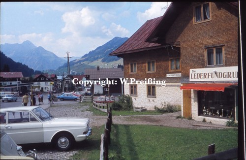 Repro ansicht foto riezlern - repro,