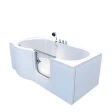 AcquaVapore Seniorenwanne mit Tür S12-R Badewanne 85x170cm
