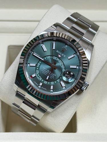 Rolex sky dweller mint - sky-dweller, grün