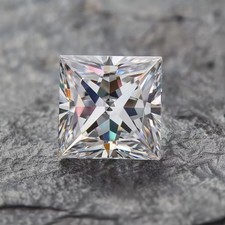 Princess Cut Moissanite Loose
