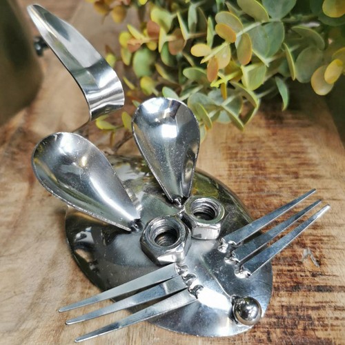 Altmetall kunst maus skulptur - altmetall,