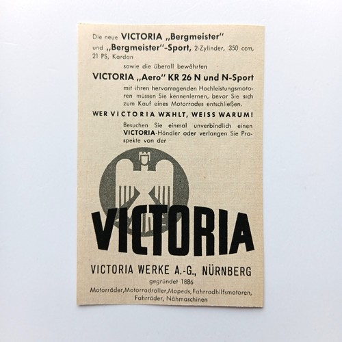 1958 victoria motorrad - 1958,