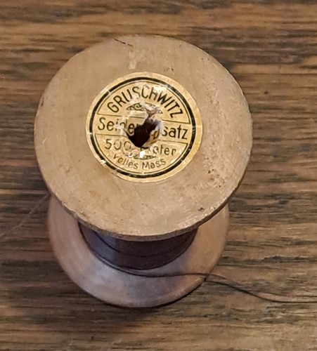 Alte holzspule garnspule - alte,