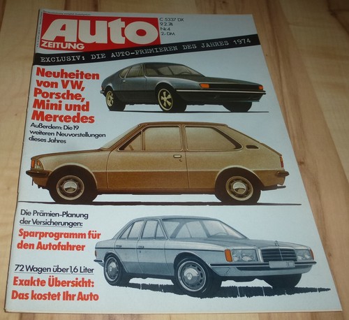 Auto zeitung 1974 ford - auto, 4/1974