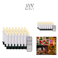 20/30/40/50/60 stk LED Kerzen