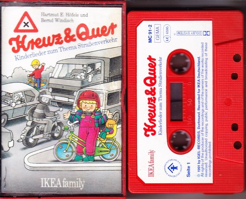 Kreuz quer kinderlieder - mc,