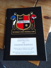 Sheffield F C V Rangers
