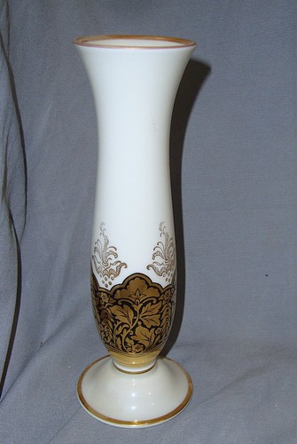 Vase fürstenberg golddekor - vase, fürstenberg,