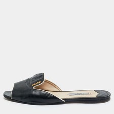 Flache Pantolette Prada