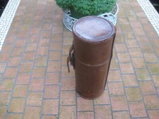 Bulge Feldflasche Trinkflasche hochwertig Innenflasche Glas außen Leder