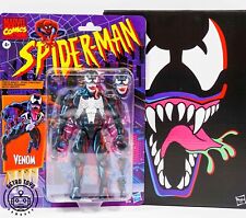 SPIDER-MAN VENOM Marvel Legends SDCC EXCLUSIVE Animated Retro Collection Toybiz