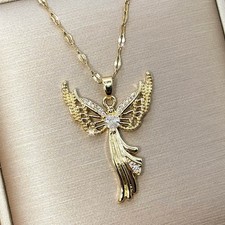 Damen Halskette Engel