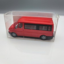 Rietze 1:87 Ford Transit Fensterbus rot  Modellauto