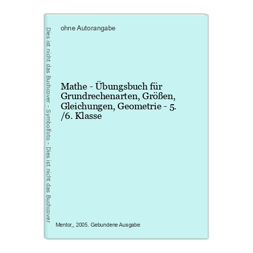 Mathe übungsbuch für - -,