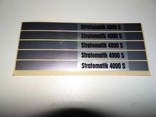 Typenschild für Noris Stratomatik 4000S Projektor 5 Stück Vintage NOS W226
