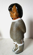 Designer Keramik Figur Eskimo Vicke Lindstrand für Upsala Ekeby Schweden (J475)