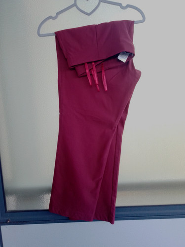 Damen hose dunkelrot weinrot - damen,