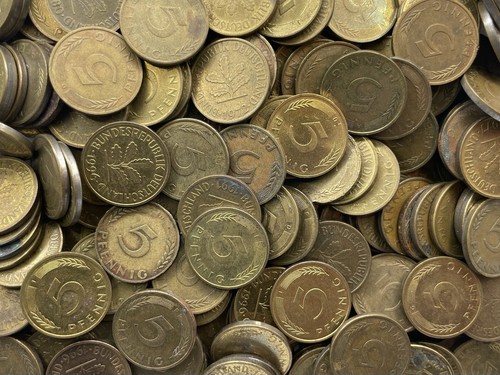 Brd pfennig münzen - pfennig,