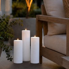 Led kerzenset xxl für außen - kerzenset,