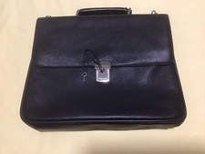 Leonhard Heyden Aktentasche Echtleder Schwarz Schultertasche Laptoptasche