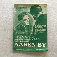 Roma città aperta Anna Magnani, Aldo Fabrizi Vintage 1945 Danish Movie Program