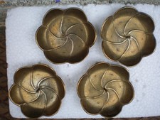 4 Kerzenhalter für Adventskranz   Messing