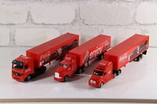 3 Coca Cola, Kastenwagen,Werbefahrzeuge, LKW Truck 1:87 Model #22