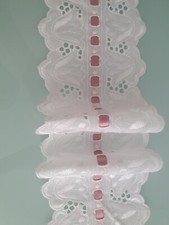 baumwollspitze weiß mit