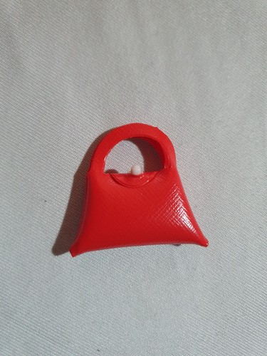 Clutch handtasche rot barbie - clutch,