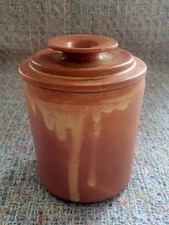 A.M. Vallauris Keramikgefäß Ribe, sehr gut erhaltene Vorratsdose