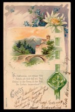 Lyrik-AK Alpenidylle Gedicht