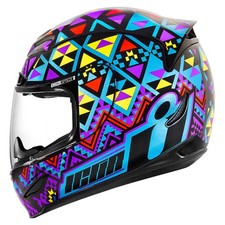 ICON AIRMADA GEORACER Integralhelm Motorrad Sport Polycarbonat - blau lila