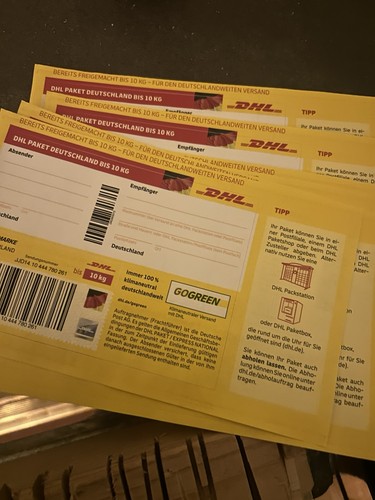Dhl paketmarken 10kg - dhl,