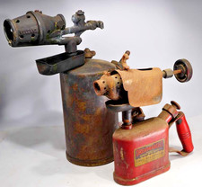 2x alte Heizlampe / Lötlampe - Dreadnaught / Vulcano