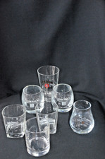 Sammlung  Whisky-Gläsern Jim