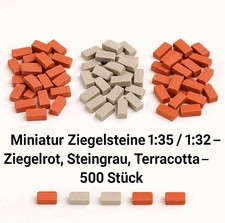 Miniatur Ziegelsteine 1:35 /