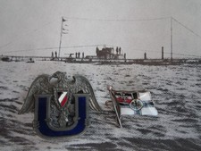 Traditionsabzeichen Unterseeboots-Kameradschaft u. Abzeichen Reichskriegsflagge