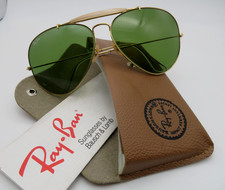 Vintage Ray Ban  Outdoorsman USA B&L  62 14 Aviator Grüne G-15 Gläser TOP