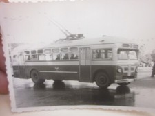 42110 orig Foto Omnibus OTM 7x10cm Oberleitungsbus Ungarn